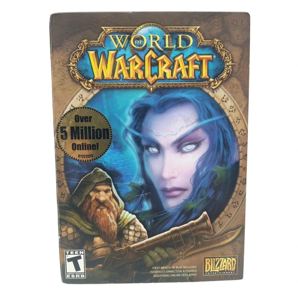VTG WORLD OF WARCRAFT Original Big Box PC Windows Game Blizzard; New Open‎ Box
